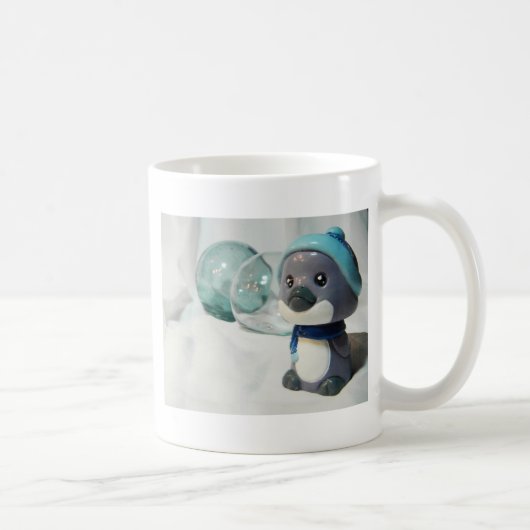 Paarse Pinguïn I Koffiemok (Rechts)