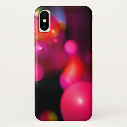 PAARSE PINK FUCHSIA ORANJE KANTUMBUBBELS Case-Mate iPhone CASE (Achterkant)
