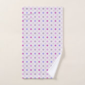 PAARSE PINK GEOMETRISCHE CIRCLE 2 BATHROOM TOWEL S BAD HANDDOEK (Handdoek)