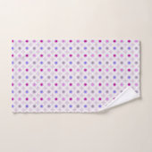 PAARSE PINK GEOMETRISCHE CIRCLE 2 BATHROOM TOWEL S BAD HANDDOEK (Handdoek)