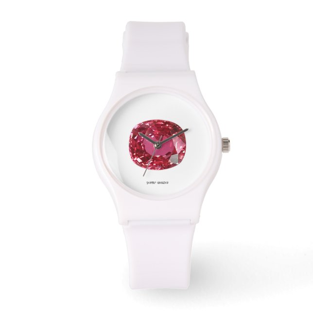 Paarse PInkish Horloge (Voorkant)