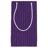 Paarse pinstripes klein cadeauzakje (Voorkant)
