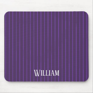 Paarse pinstripes muismat
