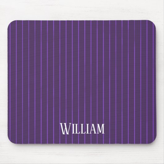 Paarse pinstripes muismat (Voorkant)