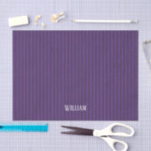Paarse pinstripes tissuepapier (Craft)