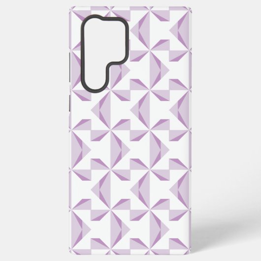 Paarse Pinwheels Samsung Galaxy Hoesje (Achterkant)