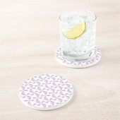 Paarse Pinwielen Zandsteen Onderzetter (Zijkant)