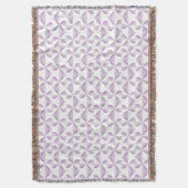 Paarse Pinwielwielen Deken (Voorkant Verticaal)