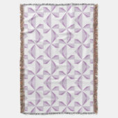 Paarse Pinwielwielen Deken (Voorkant Verticaal)