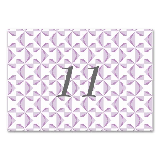 Paarse Pinwielwielen Kaart (Voorkant)