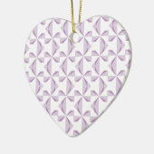 Paarse Pinwielwielen Keramisch Ornament (Links)