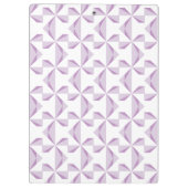 Paarse Pinwielwielen Klembord (Achterkant)