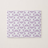 Paarse Pinwielwielen Legpuzzel (Horizontaal)