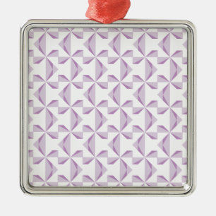 Paarse Pinwielwielen Metalen Ornament