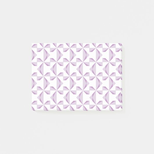 Paarse Pinwielwielen Post-it® Notes (Voorkant)