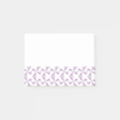 Paarse Pinwielwielen Post-it® Notes (Voorkant)