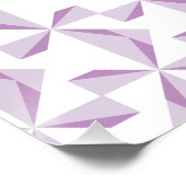 Paarse Pinwielwielen Poster (Hoek)