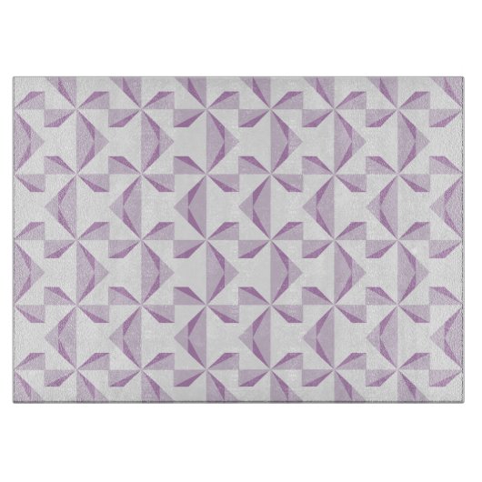 Paarse Pinwielwielen Snijplank (Voorkant)