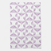 Paarse Pinwielwielen Theedoek (Verticaal)