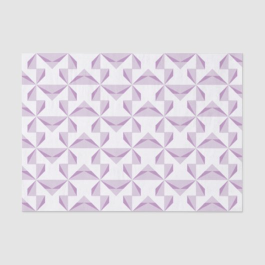 Paarse Pinwielwielen Tissuepapier (Voorkant)