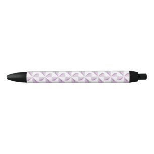 Paarse Pinwielwielen Zwarte Inkt Pen