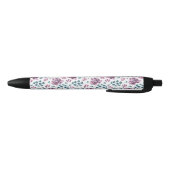 Paarse Pioen Waterverf Bloem Bruiloft pen (Bodem)