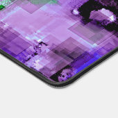 Paarse Pixelated Desk Mat (Hoek)