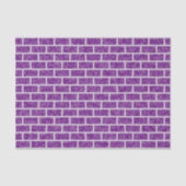 Paarse pixelated look Bricks Pattern Tissuepapier (Voorkant)