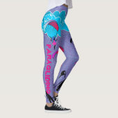Paarse Pixie Dust Paragliding Pixie-Leggings Leggings (Rechts)