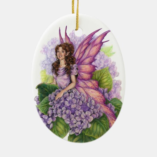 Paarse Pixie Ornament (Achterkant)