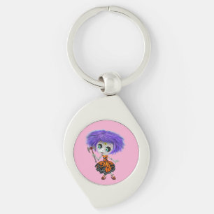 Paarse Pixie Sleutelhanger