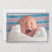 Paarse plaat gemaakt in Texas Horizontale Foto Aankondiging (Achterkant)