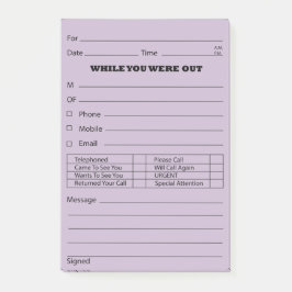 Paarse PLAATS Berichtbericht Het is Post-it® Notes