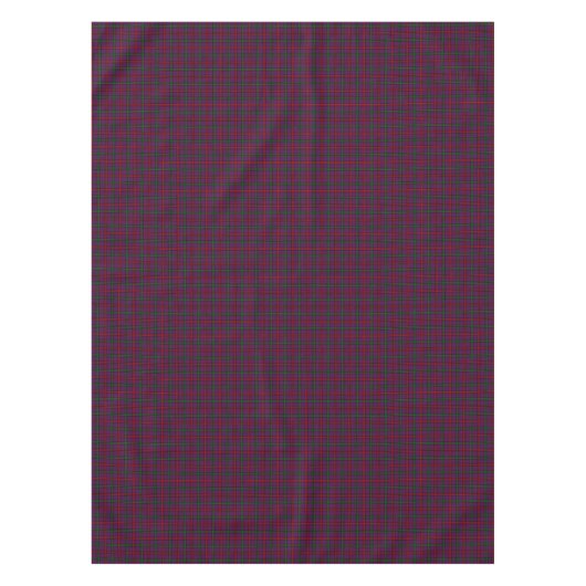 Paarse Plaid Clan Montgomery Tartan Tafelkleed (Voorkant)