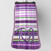Paarse Plaid - Geïnspireerd op de Paarse Lila bloe Golfheadcover (Draai 90)