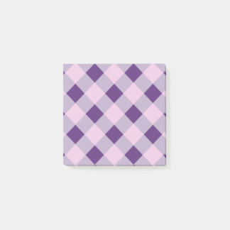 Paarse plaid post-it post-it® notes