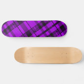 Paarse Plaid Skateboard (Horizontaal)