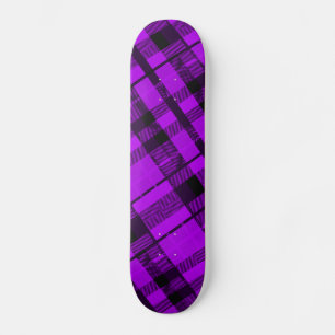 Paarse Plaid Skateboard
