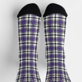 Paarse Plaid Sokken met Naam HAMbWG (Top)