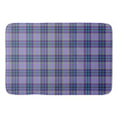 Paarse Plaid Tartan 1 in de kleuren Lavendel en Bl Badmat (Voorkant)