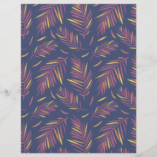 Paarse plakboekpapier (Voorkant)