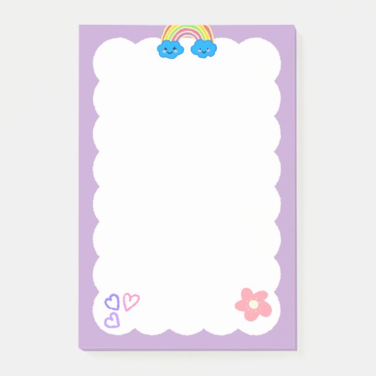 Paarse plakbriefjes  post-it® notes (Voorkant)