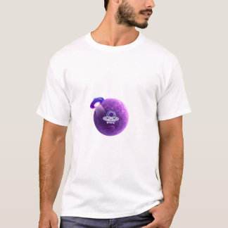 paarse planeet t-shirt