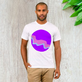 Paarse Planet Mannen T-shirt