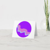 Paarse Planet Note Kaarten (Voorkant)