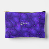 Paarse planeten, modern fractaal patroon, op maat etui (Voorkant)