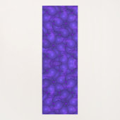 Paarse planeten, modern fractale patroon yogamat (Achterkant)