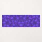 Paarse planeten, modern fractale patroon yogamat (Voorkant (horizontaal))