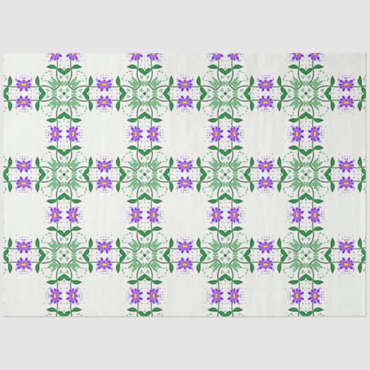 paarse plantaardige stoffen tissuepapier (Voorkant)