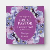 Paarse platforminspectie fotoplaat (Voorkant)